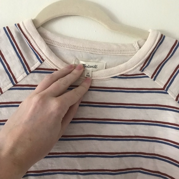 Madewell Striped Wide-sleeve Tee - Picture 4 of 5